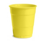 Yellow Mimosa 12 oz Solid Plastic Cups 20 pcs/pkt